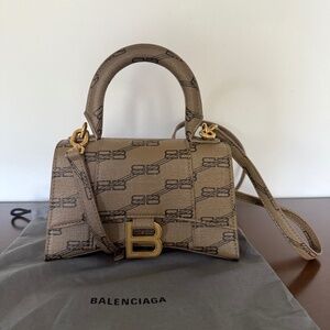 2022 BB Monogram Hourglass XS Top Handle Bag